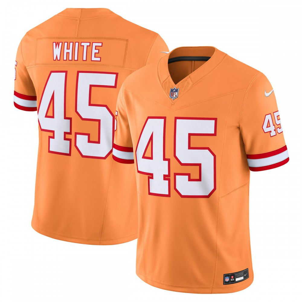 Devin White Tampa Bay Buccaneers Nike Vapor F.U.S.E. Limited Jersey - Orange-GridironStore
